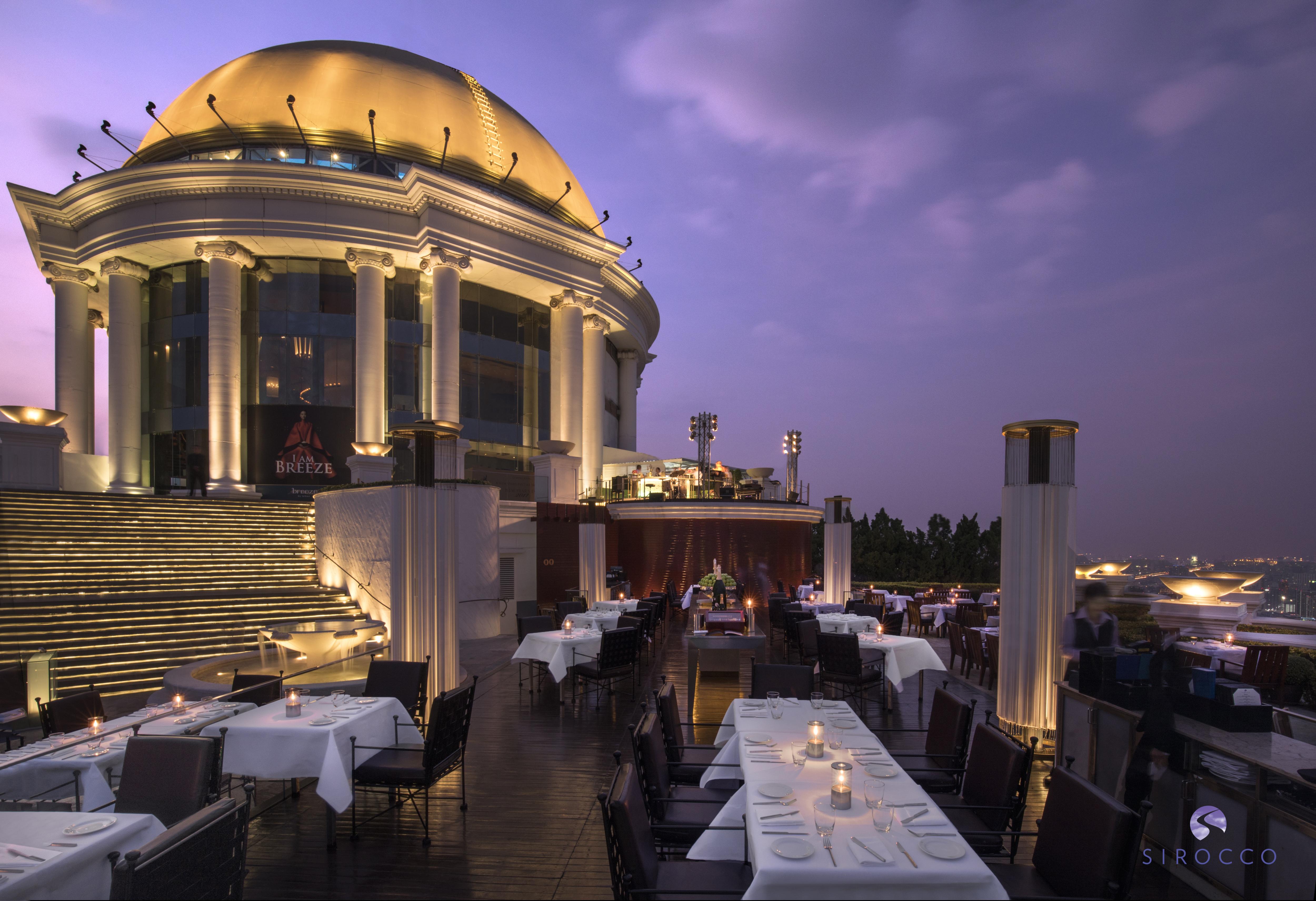 Hotel Lebua At State Tower Bangkok Esterno foto The Dome, Bangkok